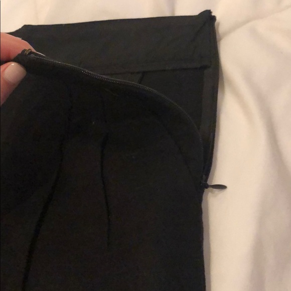 Black linen jcrew shorts with zipper - Picture 3 of 5